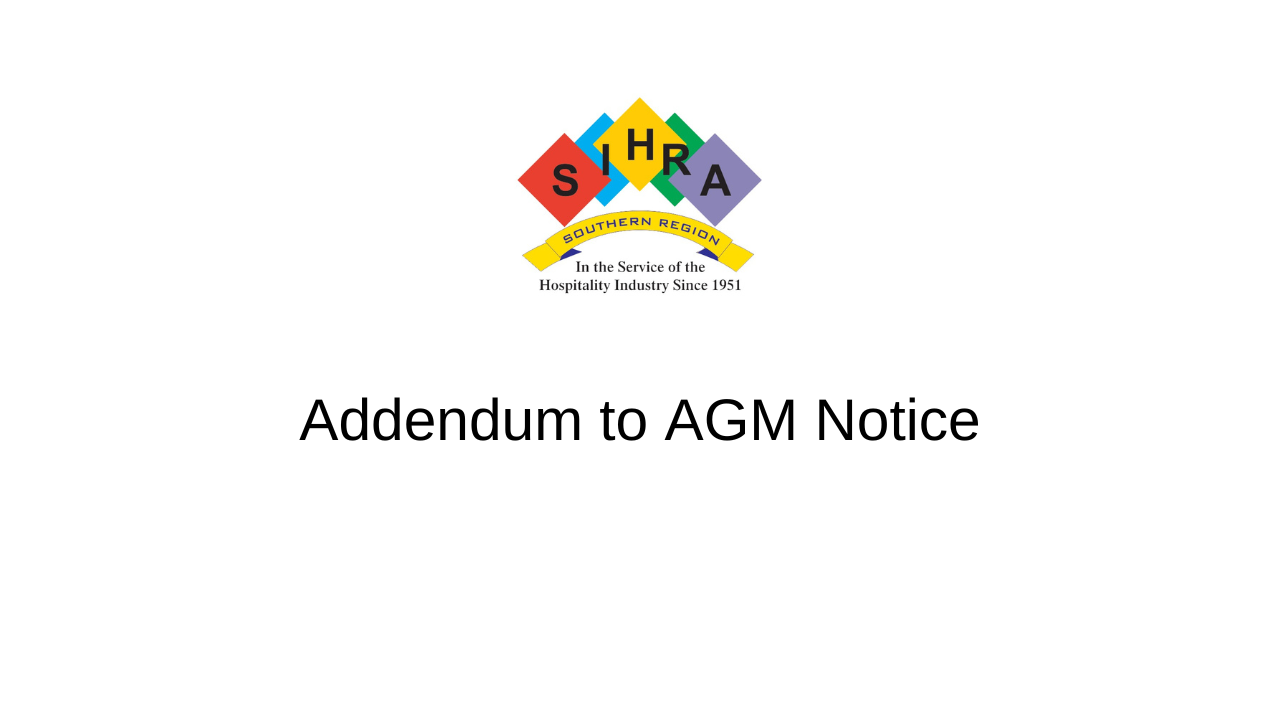 Addendum to AGM Notice