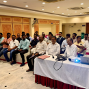 SIHRA officials interacting with Kanchipuram hoteliers at MM Hotels