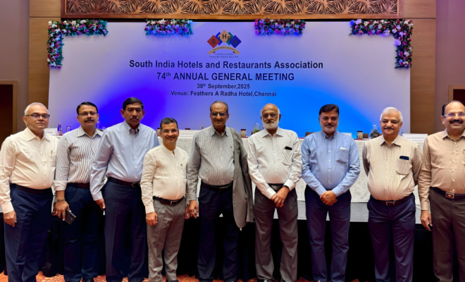 Members attending the 74th SIHRA Annual General Meeting at Feathers Hotel, Chennai