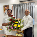 SIHRA members greeting Tourism Minister Thiru R. Rajendran during the FHRAI Convention invitation