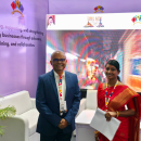 Innocent Divya, IAS, Commissioner of Tourism, Government of Tamil Nadu, visited the SIHRA pavilion and congratulated the team for their continued support and commendable work