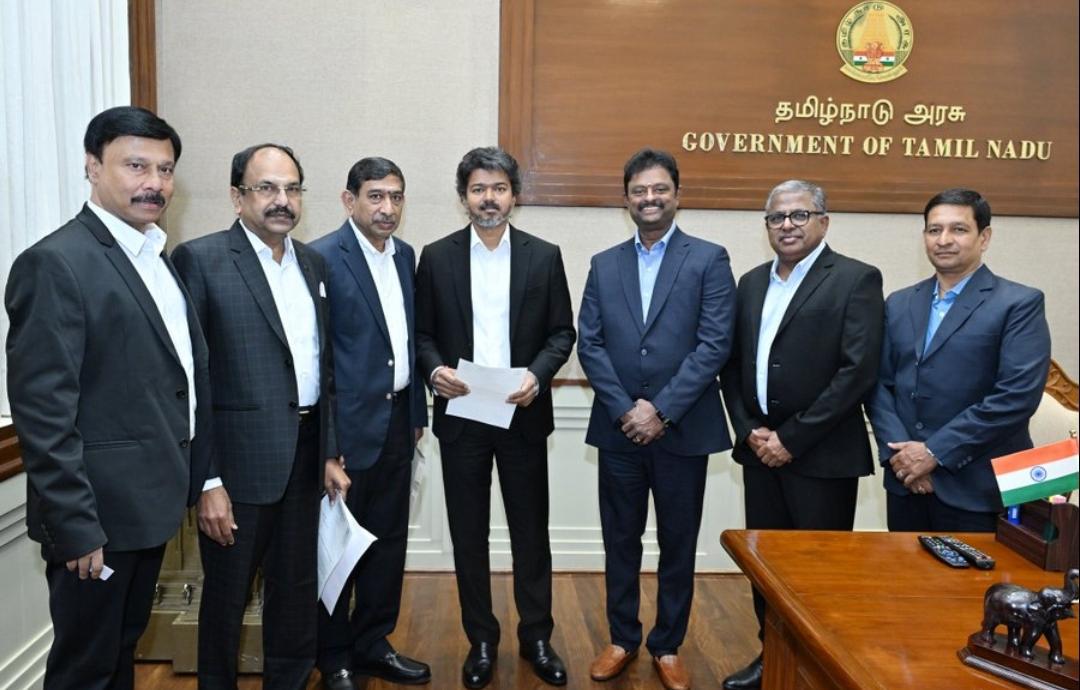 Hotel Association Leaders Engage with Chief Minister Vijay at Secretariat