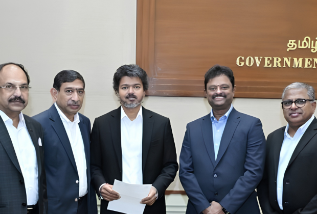 Tamil Nadu Hotels Association delegation meeting Hon'ble Deputy Chief Minister Thiru Udhayanidhi Stalin at the Tamil Nadu Secretariat